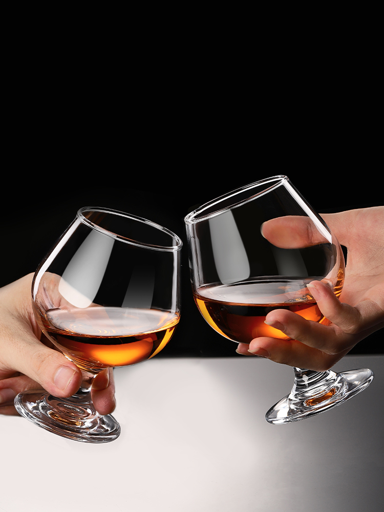 Crystal Wine Glass - Elegante Bicchiere da Whisky in Cristallo,